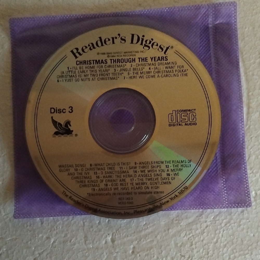 Disc 3 Readers Digest Christmas Thru The Years